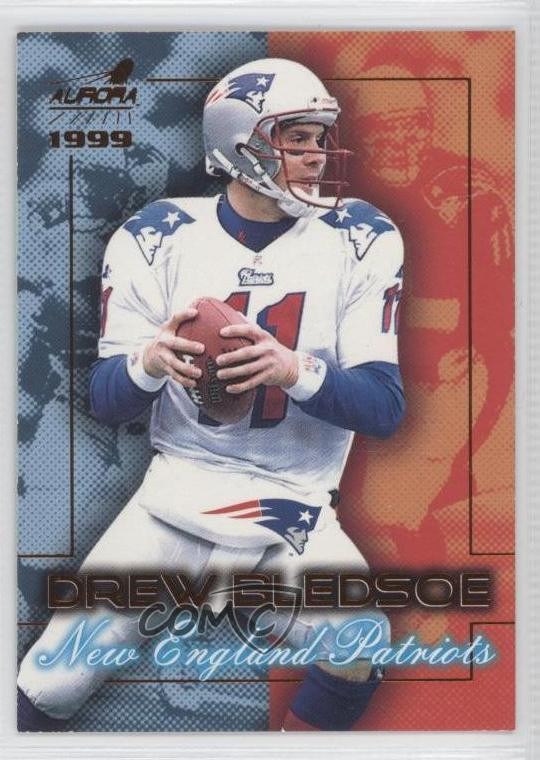 1999 Pacific Aurora Championship Fever Copper Drew Bledsoe #13 0a1