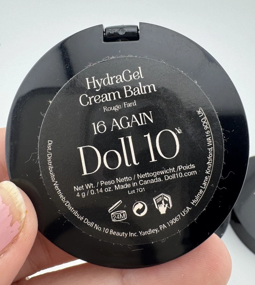 Muñeca 10 Bálsamo Crema Hidragel - 16 Again Blush 0.14oz - Lote de 3 Foto 2 de 2