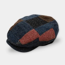 Stetson Schiebermütze Herren Gr. L 56 cm Umfang Patchwork Klassische Flatcap