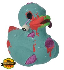 Wild Republic Zombie Rubber Duck, Bath Pool Water Toy 4"