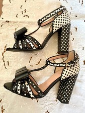 Women 6.0US MOSCHINO Shoes Boutique Sandals With Ribbon 23Cm Limited Edition VHT