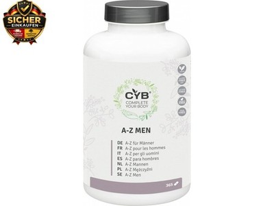 A-Z Men s Premium Multivitamin  1-Jahres-Vorrat (365 Tabletten)  Komplette tägli