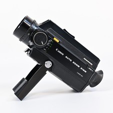 Canon Auto Zoom 318m Super 8 Cine Film Movie Camera Black - TESTED near MINT!