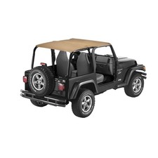 Bestop Spice Strapless Extended Safari Bikini Top For 92-95 Jeep Wrangler Yj