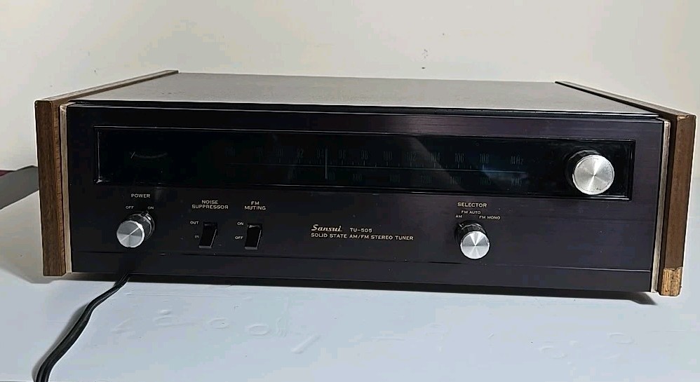 Vintage Sansui TU-505 Solid State AM FM Stereo Tuner | eBay