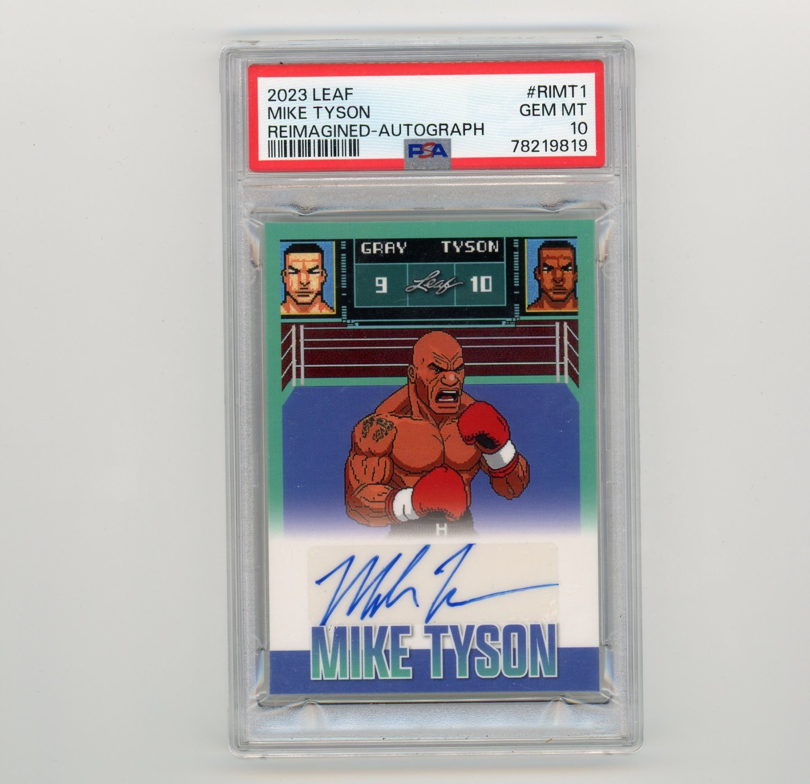 2023 Leaf Reimagined Autograph Mike Tyson #RI-MT1 Auto #326/391 PSA 10 Punch Out