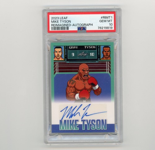 2023 Leaf Reimagined Autograph Mike Tyson #RI-MT1 Auto #326/391 PSA 10 Punch Out