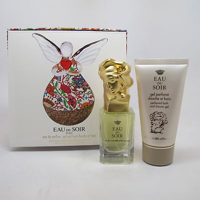 Eau du Soir by Sisley 2 Pcs. Set: 1.0 oz EDP Spray & 1.7 oz Bath& Shower Gel NIB