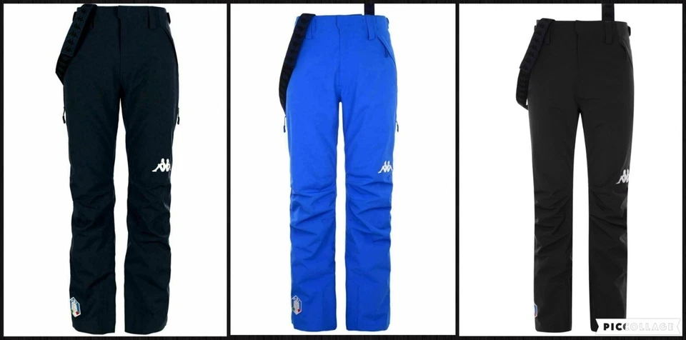 B103 FISI KAPPA 6CENTO 622 MEZZA ZIP 622 PANTALONI NEVE HALF 304MX00-37136VW