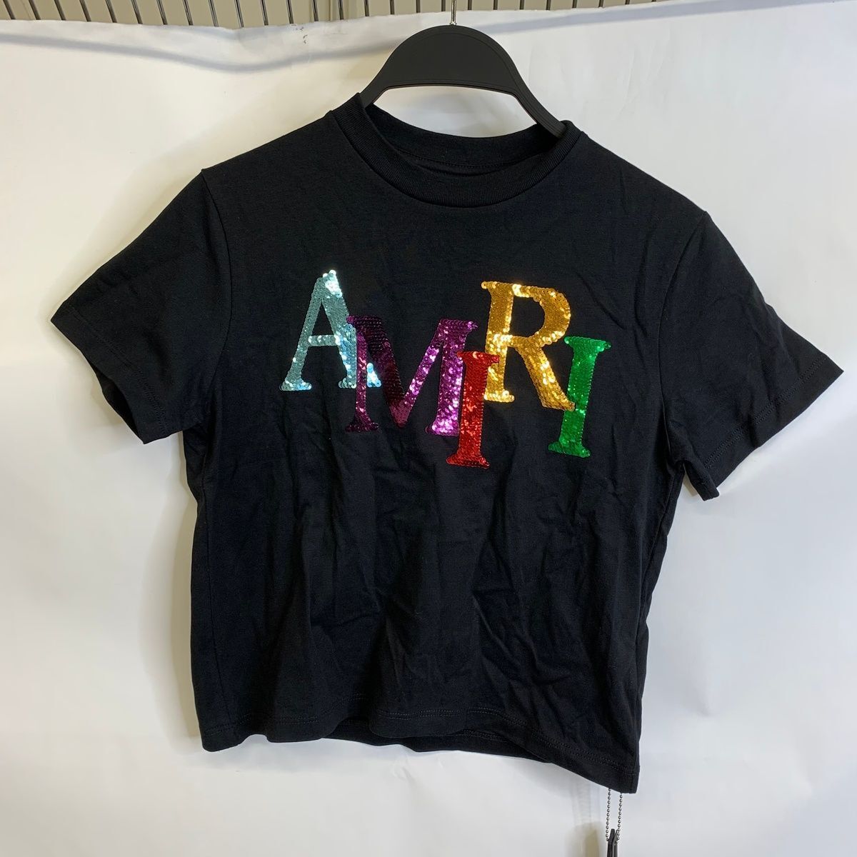 amiri ハート刺繍 トレーナー 新品タグ付き 黒 AMIRI logo-embroidered Shirt | Black | FARFETCH