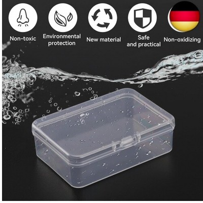 Kleine Aufbewahrungsboxen Mit Deckel – 30 Stück Transparent, Für Basteln, Perlen, Kunstbedarf