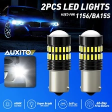 AUXITO 1156 7506 LED Reverse Light Backup Bulbs Xenon White 6000K Error Free