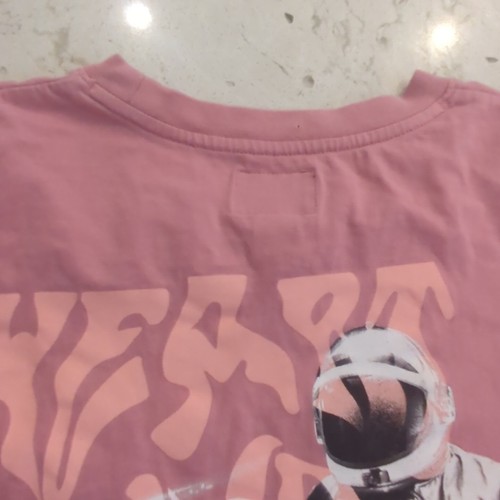 Billionaire Boys Club Mens T-Shirt Short Sleeve pocket Astronaut Pink Men’s Sz L - Picture 10 of 12