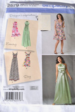 Schnittmuster Simplicity 2579  Kleid Sommer 3...