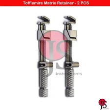 2PCS Dental Amalgam Restoration Tofflemire Matrix Bands Placement Retainer