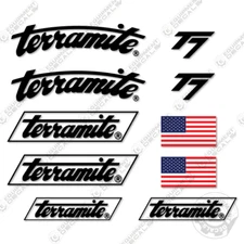 Fits Terramite T7 Decal Kit Backhoe Loader Equipment Decals - 3M VINYL!