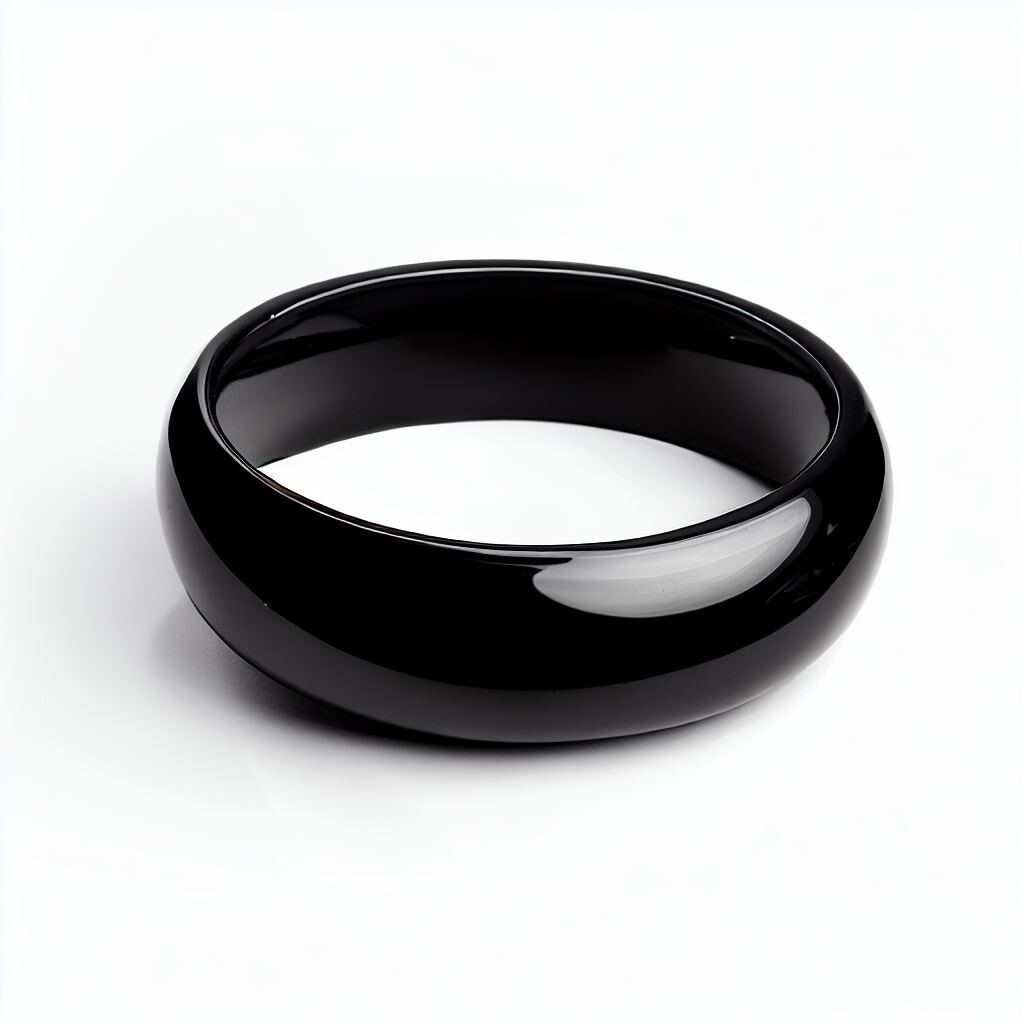 black bangle bracelet