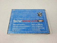 Vintage Fishertechik U-T2 motor and gearing educational Kit