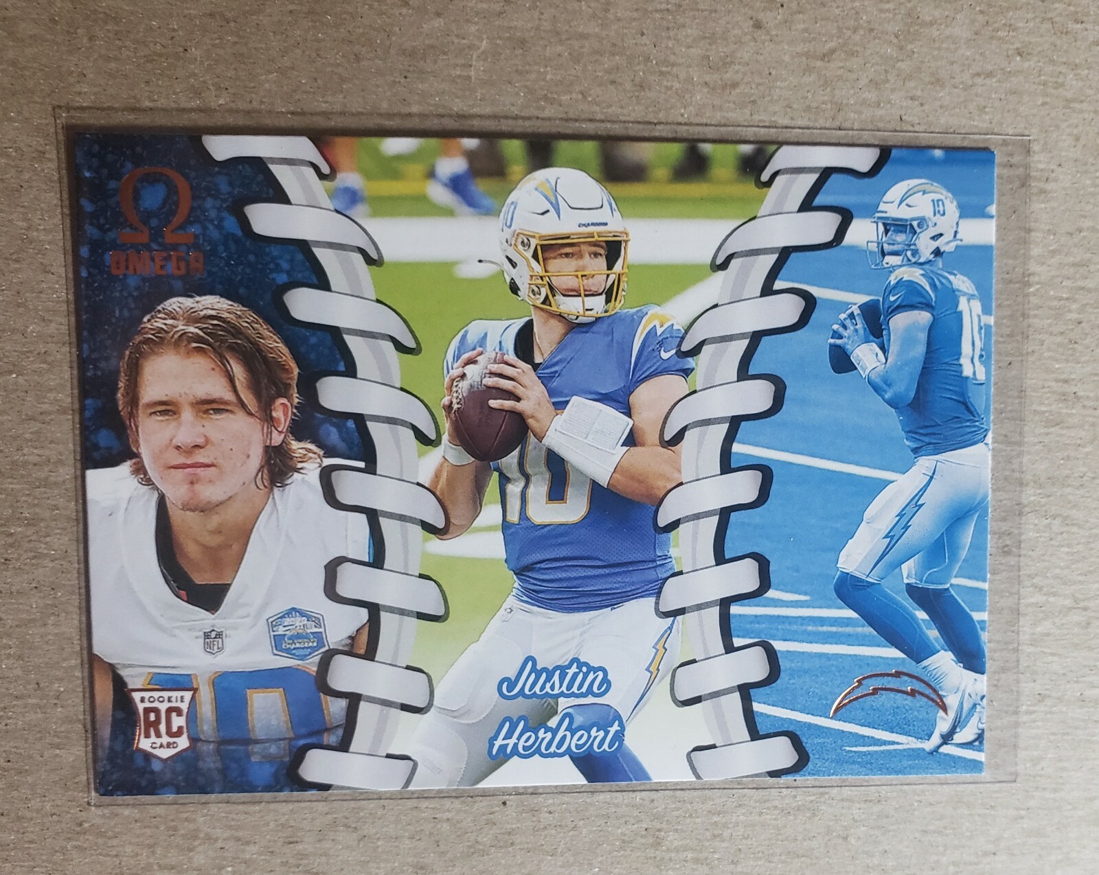 2020 Panini Chronicles Omega Justin Herbert Rookie #O-3 Chargers RC