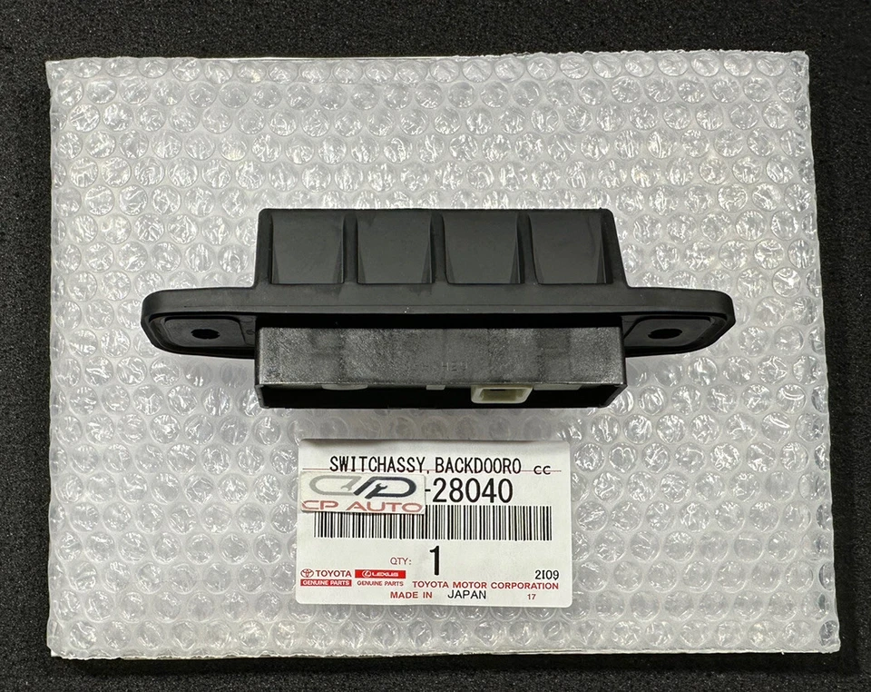 08 - 17 丰田 Land CRUISER TRUNK 后门升降门释放开关 原始设备制造商 全新 — 第 4/4 张图片