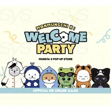 MONSTA X POP-UP STORE MONMUNGCHI X : WELCOME PARTY OFFICIAL MD + Tracking Number