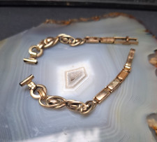 Uhrband Gold Double  anmutig alt nostalgisch schön 17-18cm 7g