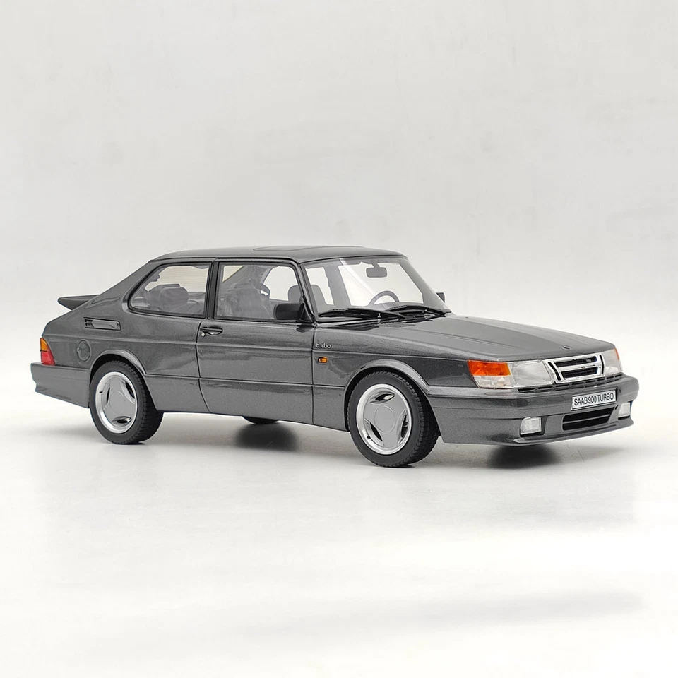 DNA Collectibles 1/18 Saab 900 Turbo T16 Airflow Grey DNA000113 Resin Model Car - Image 2 of 4
