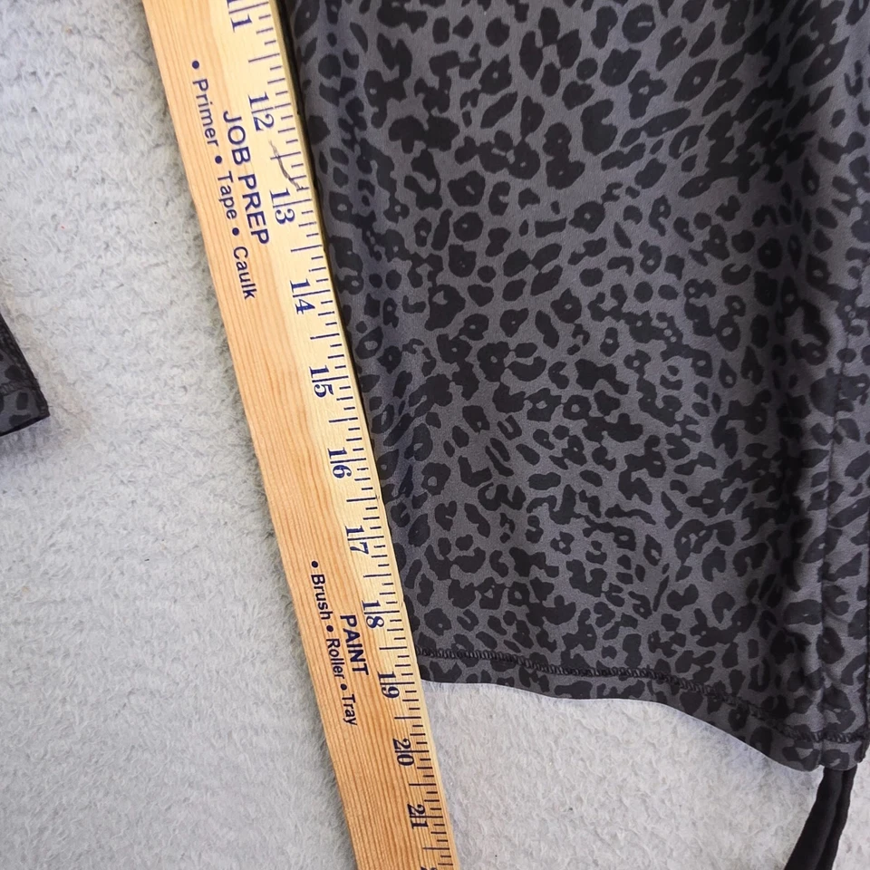 Lot of 2 Maurices in Motion Leggings Womens 2XL XXL Gray Floral Animal Print - Image 4 of 4
