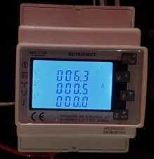 Smart energy meter KWH Volts Amps / Power full analyzer Modbus  Without CTs