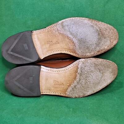Mens Allen Edmonds Windham Brown Leather Tassel Penny‎ Loafers Size 10.5 B GUC ALLEN EDMONDS MENS SHOE 10 C WINDHAM BROWN PERFED TASSEL  main image 2
