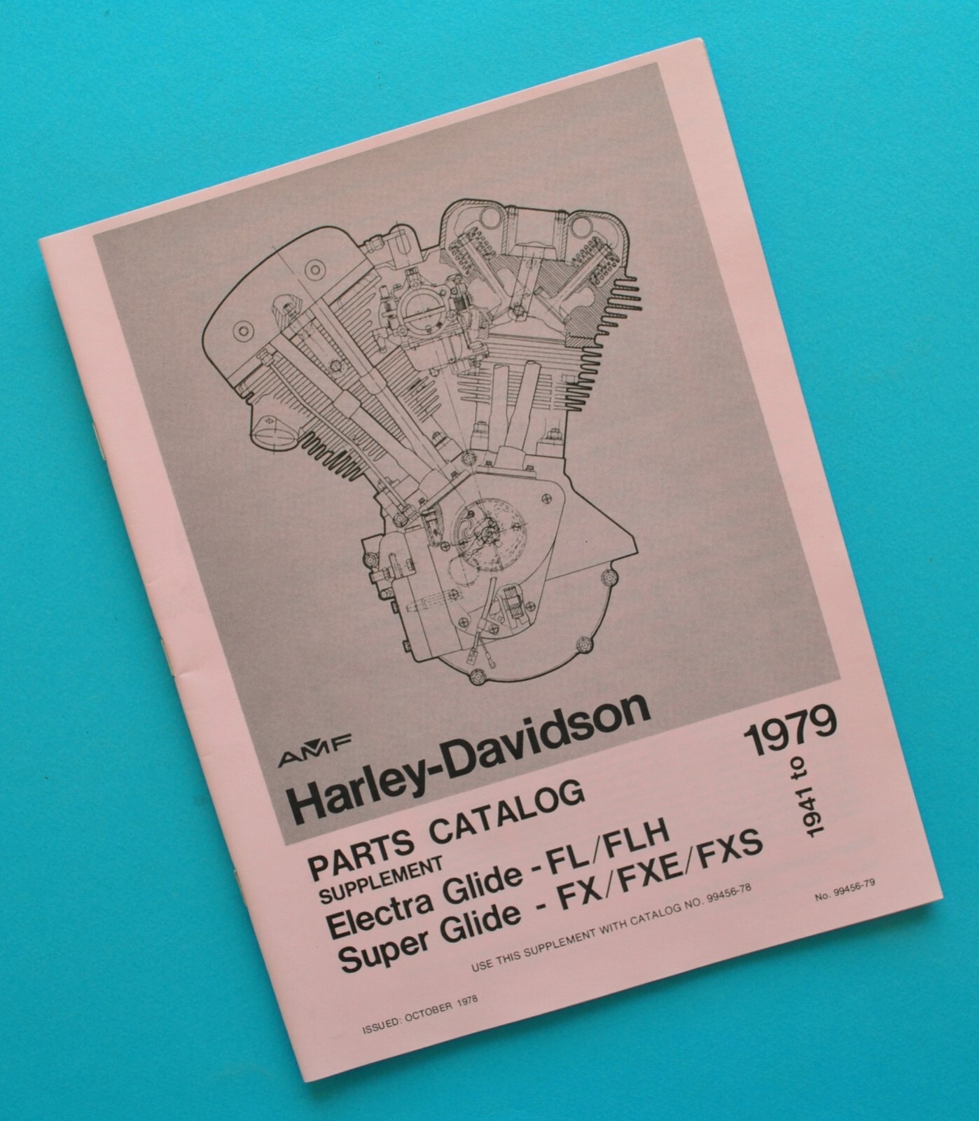 1941 79 Harley Parts Catalog Manual Electra Glide FL FLH Super Glide