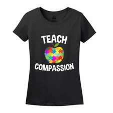 Teach Compassion Autism Awareness Shirt
