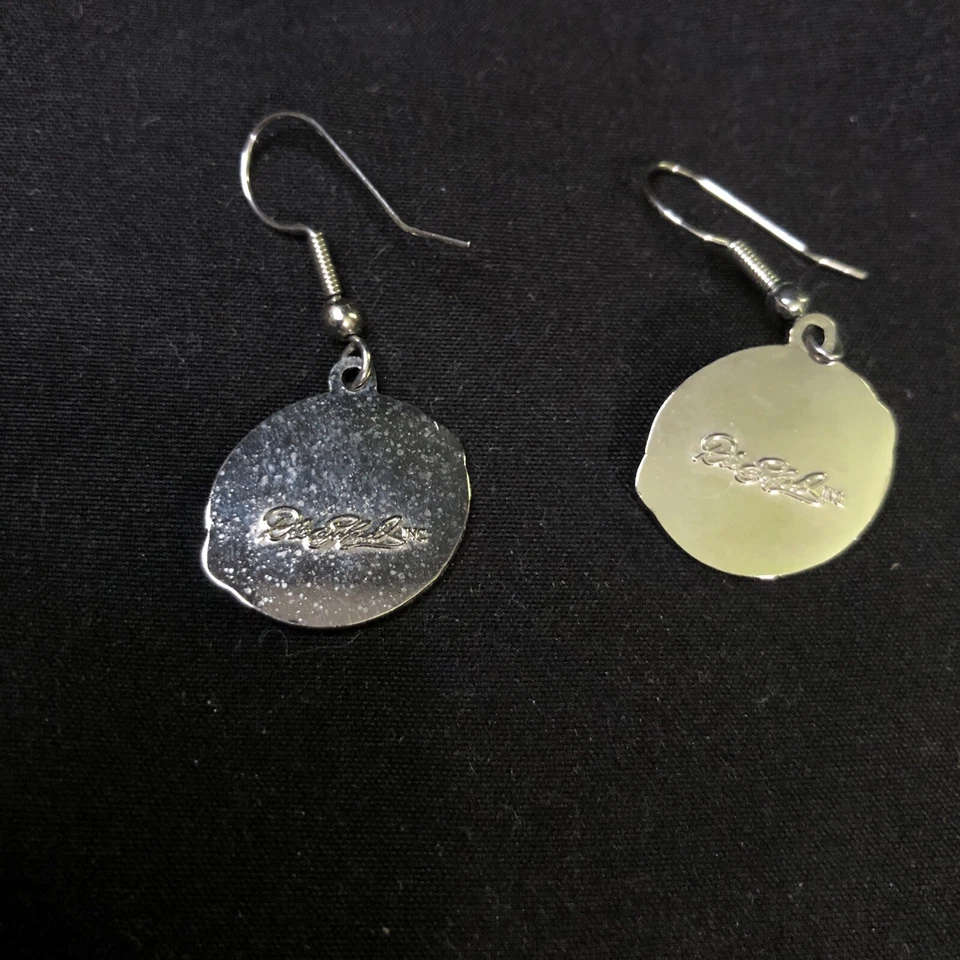 Dale Earnhardt Sr. NASCAR # 3 Logo - Pendientes colgantes de gancho de alambre para mujer Foto 4 de 4