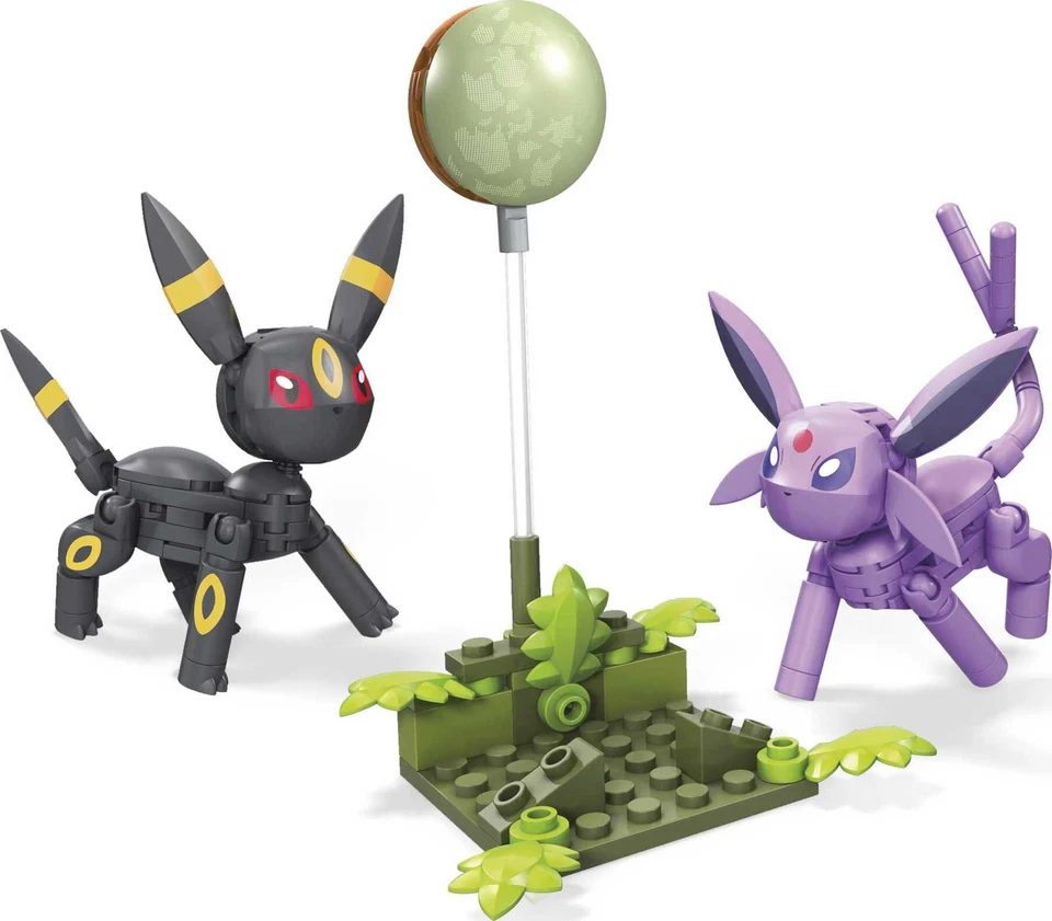 MEGA Construx Pokemon Buildable Figures 2-Pack (UMBREON, ESPEON) BRAND NEW! - Image 2 of 4