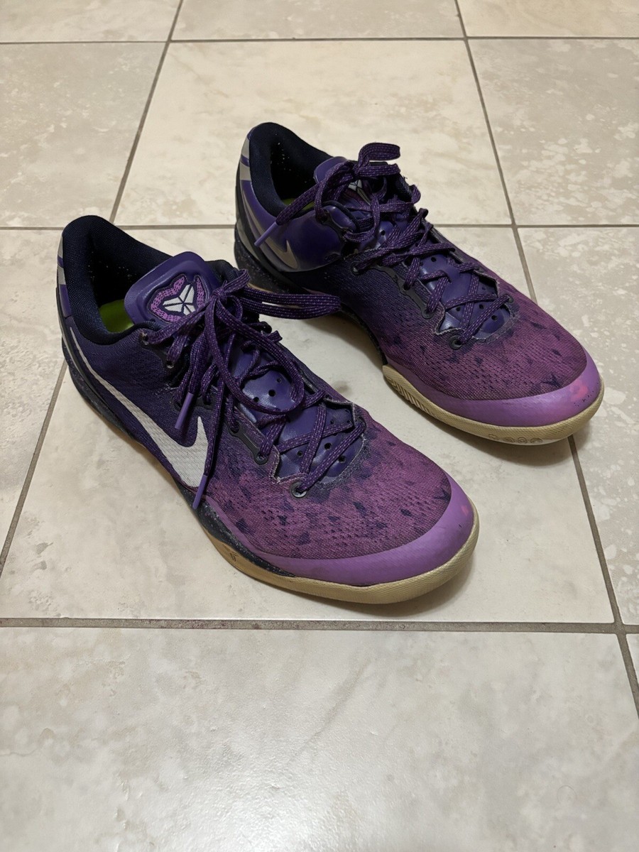 Rare Nike Kobe 8 Playoffs Purple Platinum Shoes Size 9.5 | eBay display picture 3
