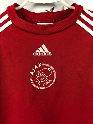 Vintage 90's Adidas Ajax Amsterdam Football Sweatshirt Vintage 90's Adidas Ajax Amsterdam Football Sweatshirt