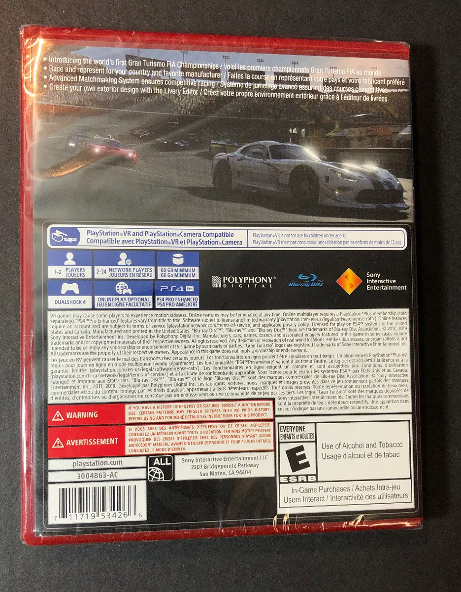 Gran Turismo: Sport - PS4