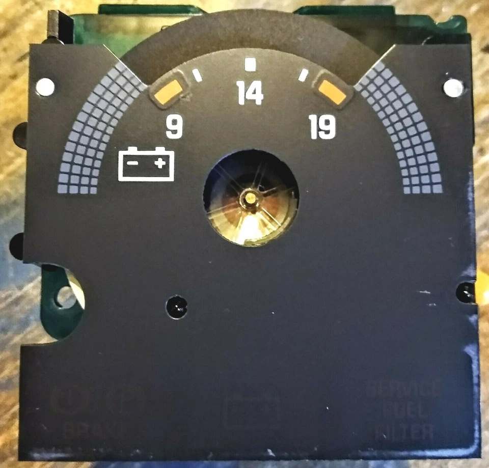 88-91 Chevy Truck 1500 2500 3500 Voltaje Batería Amperímetro Amp Medidor de Carga OEM Foto 3 de 4
