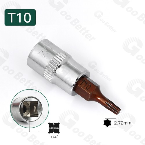 Slotted Phillips Pozi Hex Torx Bit Socket 1/4" Drive S2 Steel Screwdriver Bits - Picture 19 of 39