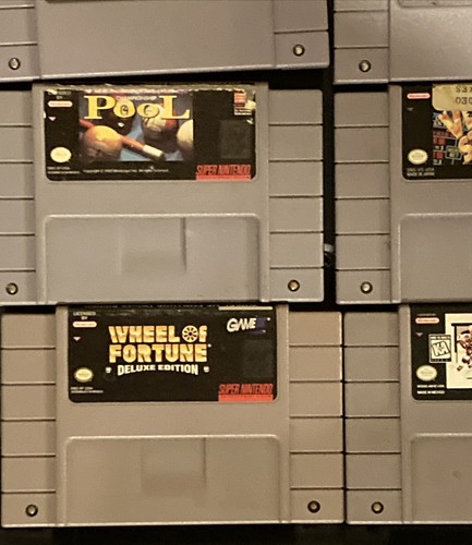 Lot 10 Nintendo NES Video Games: Super Bases Loaded, Championship Pool & More - Picture 6 of 11