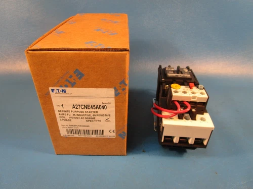 Eaton A27CNE45A040 Definite Purpose Starter, 45 A, Coil: 110-120 V, 50/60 Hz, 24