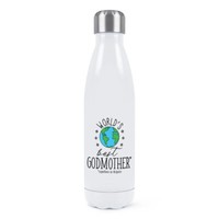 Worlds Best Godmother Doppelwand Wasserflasche Muttertag Beste Toll Geburtstag