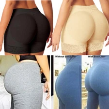 Sexy Hot Padded Butt Lifter Panty Body Shaper Fake Hip Enhancer Underwear Briefs