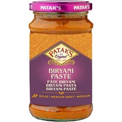 PATAK'S Biryani Paste 283g | Curry Paste Medium scharf | Indische Currypaste