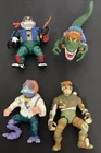 teenage mutant ninja turtles vintage lot Leather head Rat King Panda Khan Fly