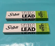 Set 2 Boxes Vintage Scripto USA Thin Lead F 840 HB