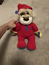 Vintage NOT WORKING 1997 Tyco Bedtime Bubba Talking Bear 18" Plush Toy/Light