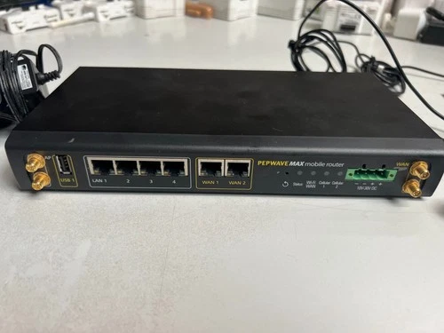 Peplink Pepwave MAX-HD2-LTE-UE-T Dual G4 LTE/Router/GPS Automatic WAN Failover