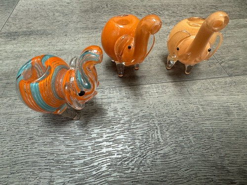 4½" Large Elephant Animal Tobacco Smoking Pipe Thick Collectible Pipes - P422F - Picture 4 of 4