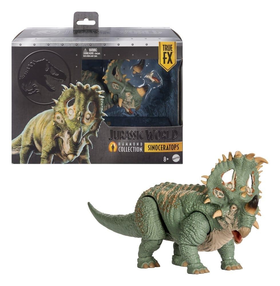 Jurassic World Hammond Collection Action Figura Sinoceratops Mattel Scatola Rovi